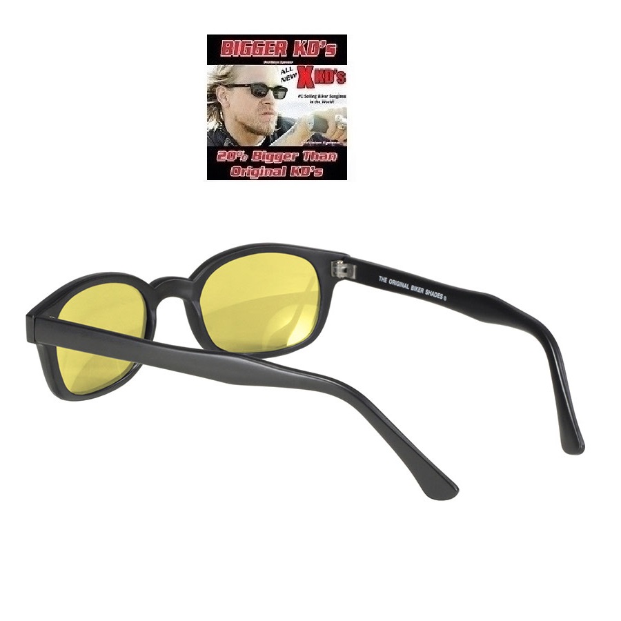 X-KDs The Original 20% Larger Matte Frame Bikers Yellow. - 6
