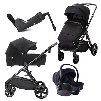 Stor Barnvagnspaket Espiro Only, 4i1 inkl. i-size bilstol Cosmo AirFlow + isofix bas IQ Orbit