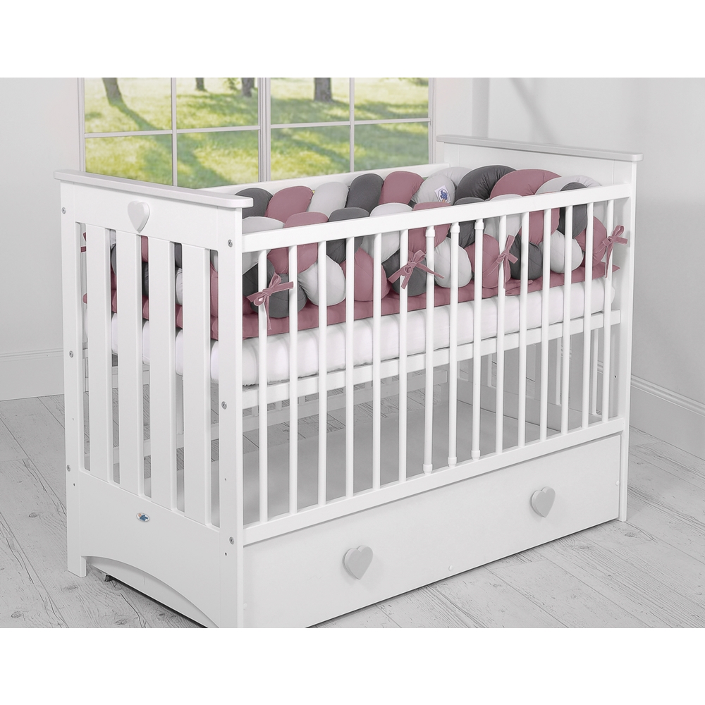 Spjälskydd Flätta XXL - Pastel violet - Grey - Anthracite - 3