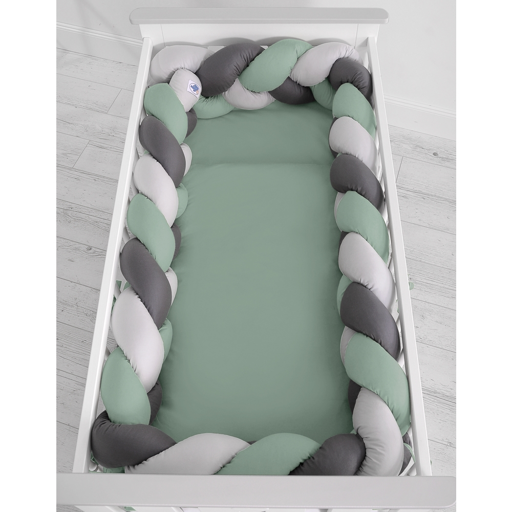 Spjälskydd Flätta XXL - Pastel Green - Grey - Anthracite