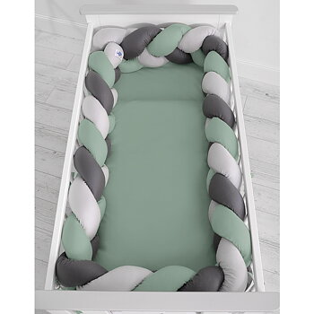 Spjälskydd Flätta XXL - Pastel Green - Grey - Anthracite