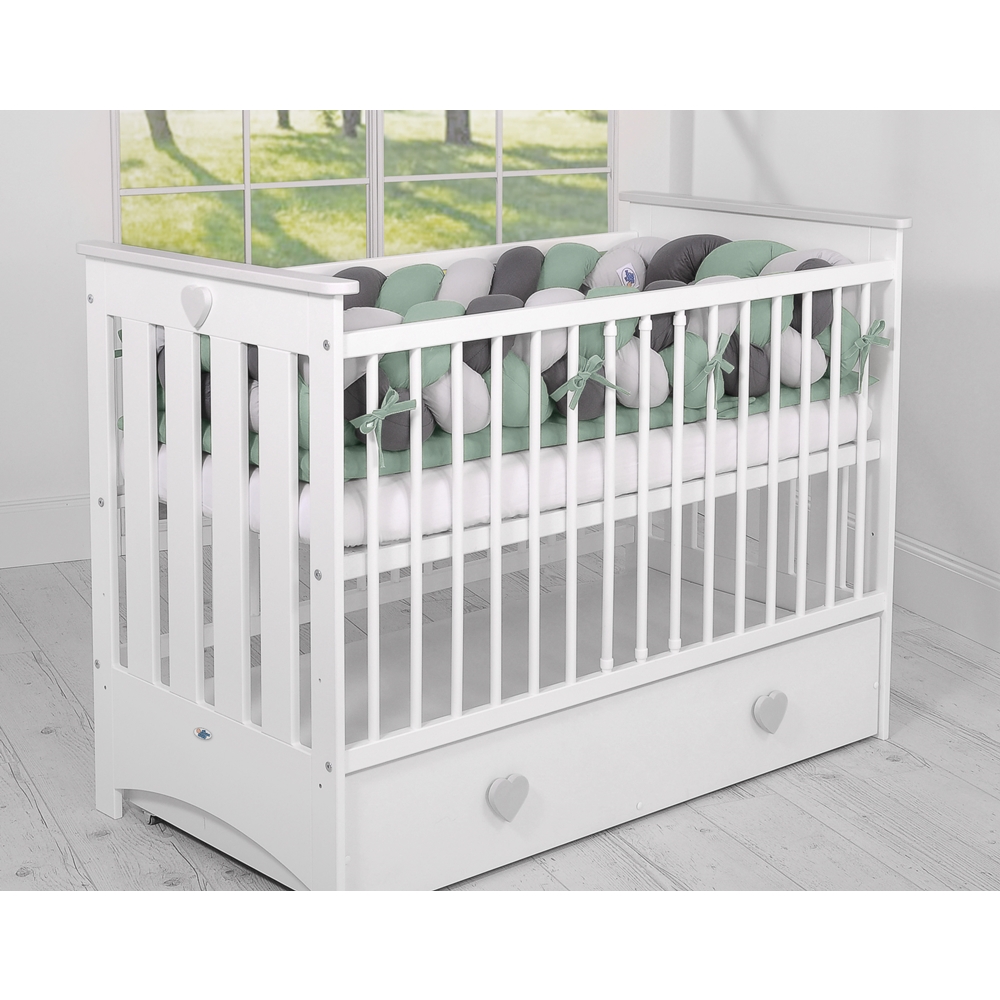 Spjälskydd Flätta XXL - Pastel Green - Grey - Anthracite - 3