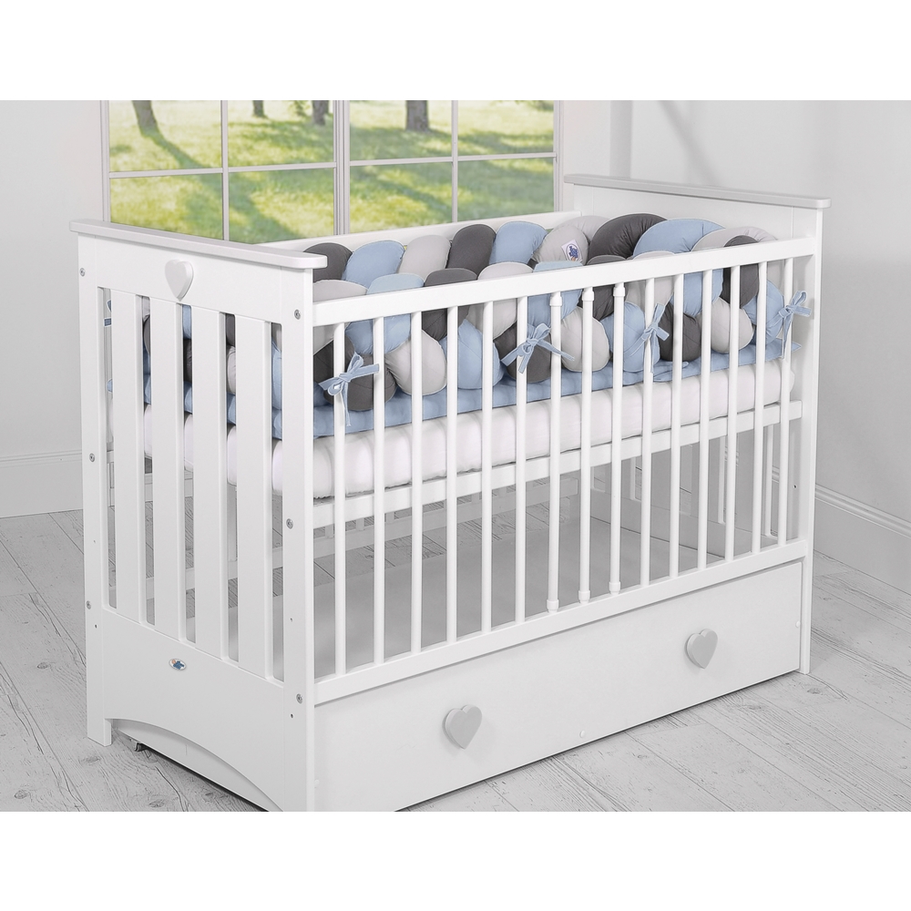 Spjälskydd Flätta XXL - Pastel Blue - Grey - Anthracite - 3