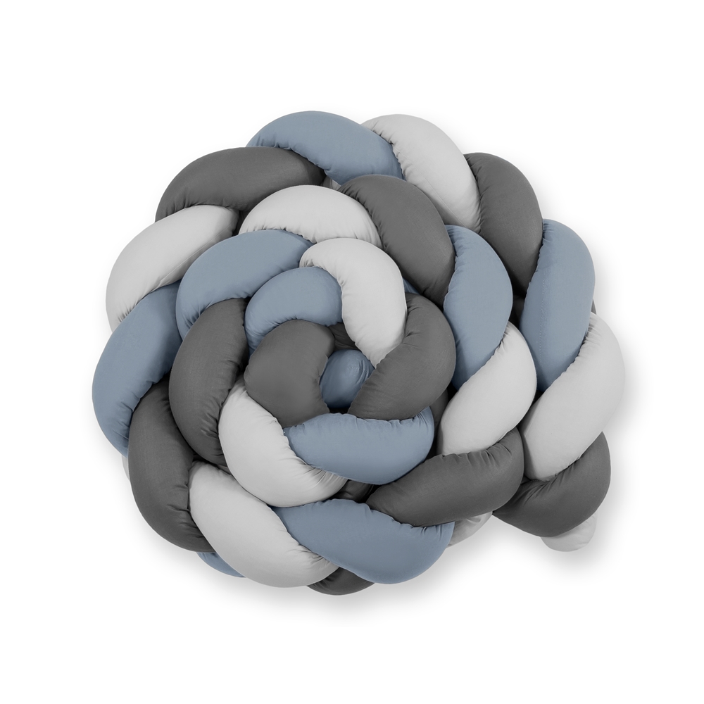 Spjälskydd Flätta XXL - Pastel Blue - Grey - Anthracite - 2