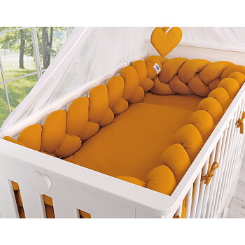 Spjälskydd Flätta XXL - Honey Yellow