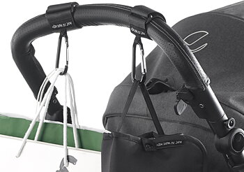 Barnvagnskrokar karbinhake 2-pack