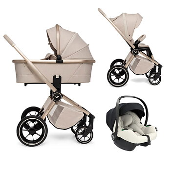 Barnvagnspaket 3i1 Muuvo Quick Boho  inkl. babyskydd Cosmo AirFlow