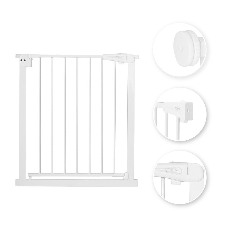 Säkerhetsgrind  MoMi Paxi 73-103cm - Vit - 4