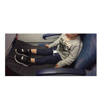 Airplane bed, portabel mata för flygplan - Black