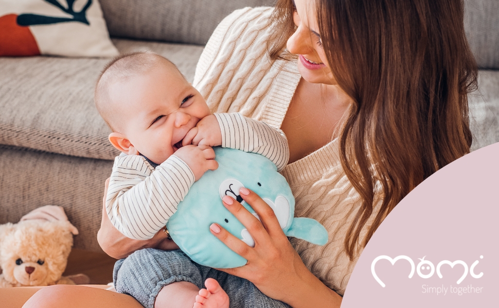 Momi Lulu Musikalisk mjuk aktivitets leksak - Blå - 5