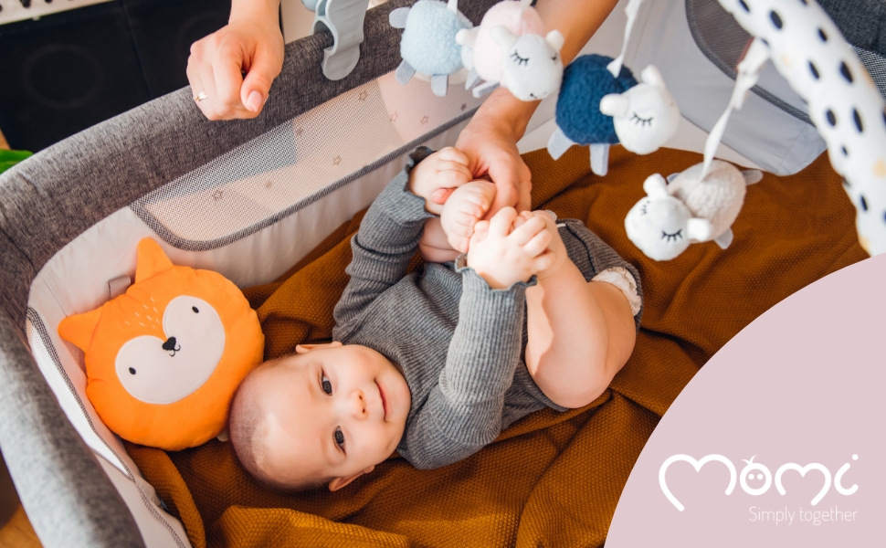 Momi Lulu Musikalisk mjuk aktivitets leksak - Orange - 6