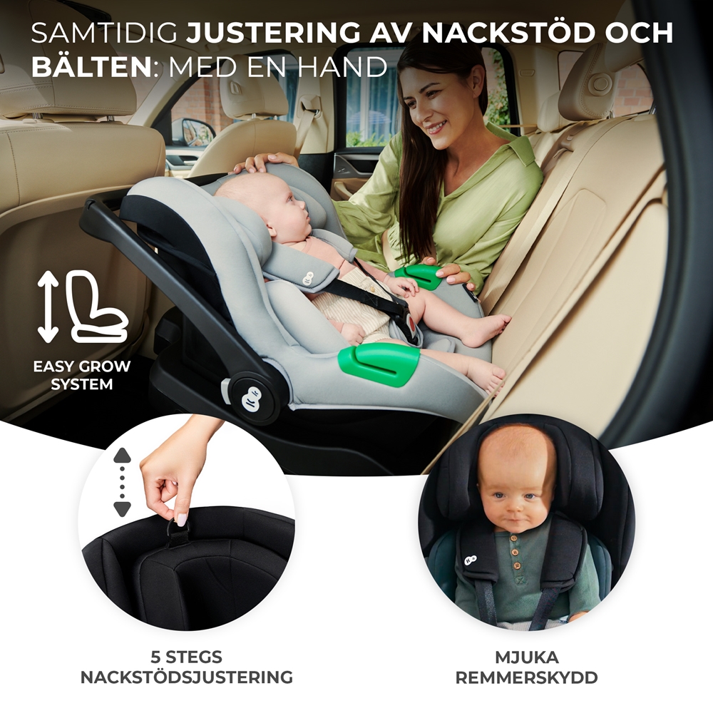 Hyra babyskydd Mink PRO i-size (för barn 0 - ca 12 mån eller upp till 13kg) - 2