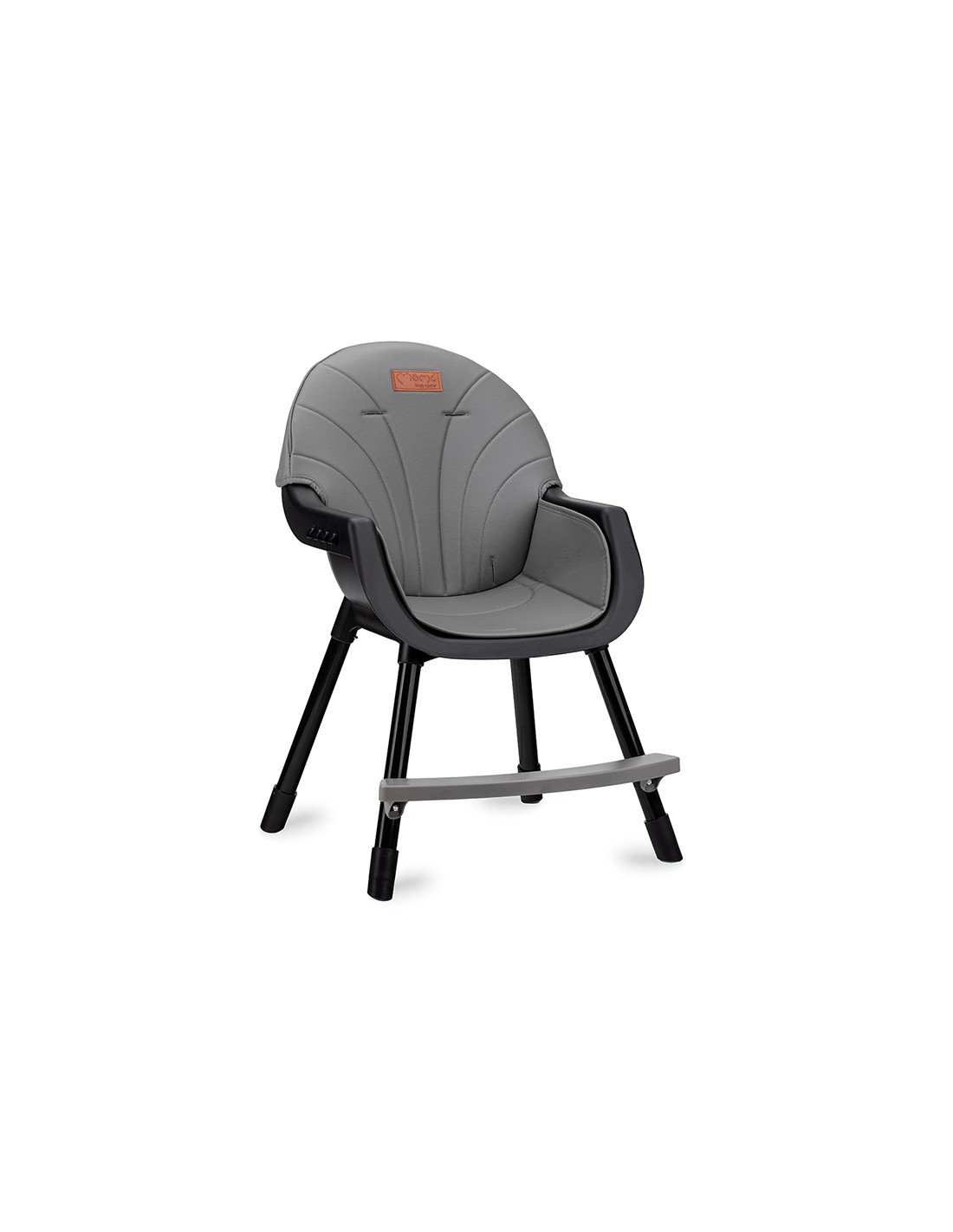 Barnmatstol Momi Flovi Black 2i1 - 5