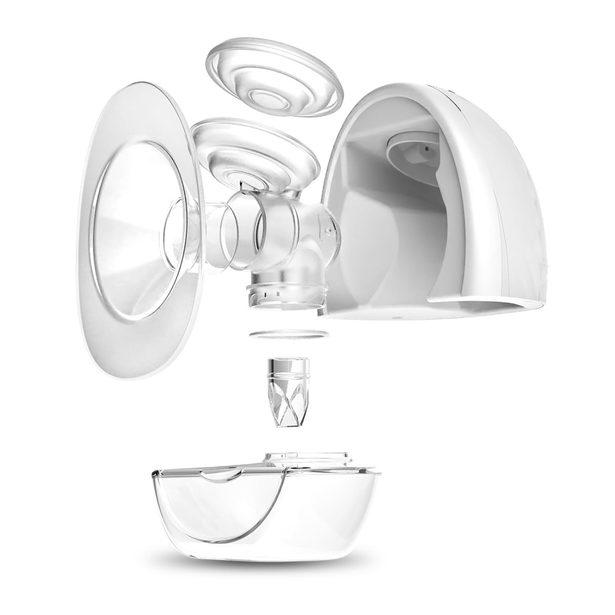 Bärbar elektrisk bröstpump Lionelo Fidi Free - White - 5