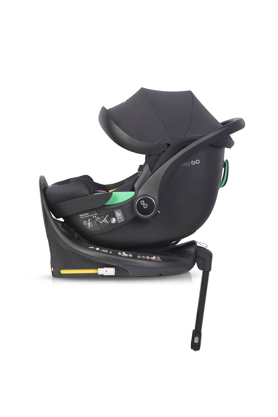 EasyGo Buz PRO 360 Babyskydd inkl. Swivel Isofix bas - 6