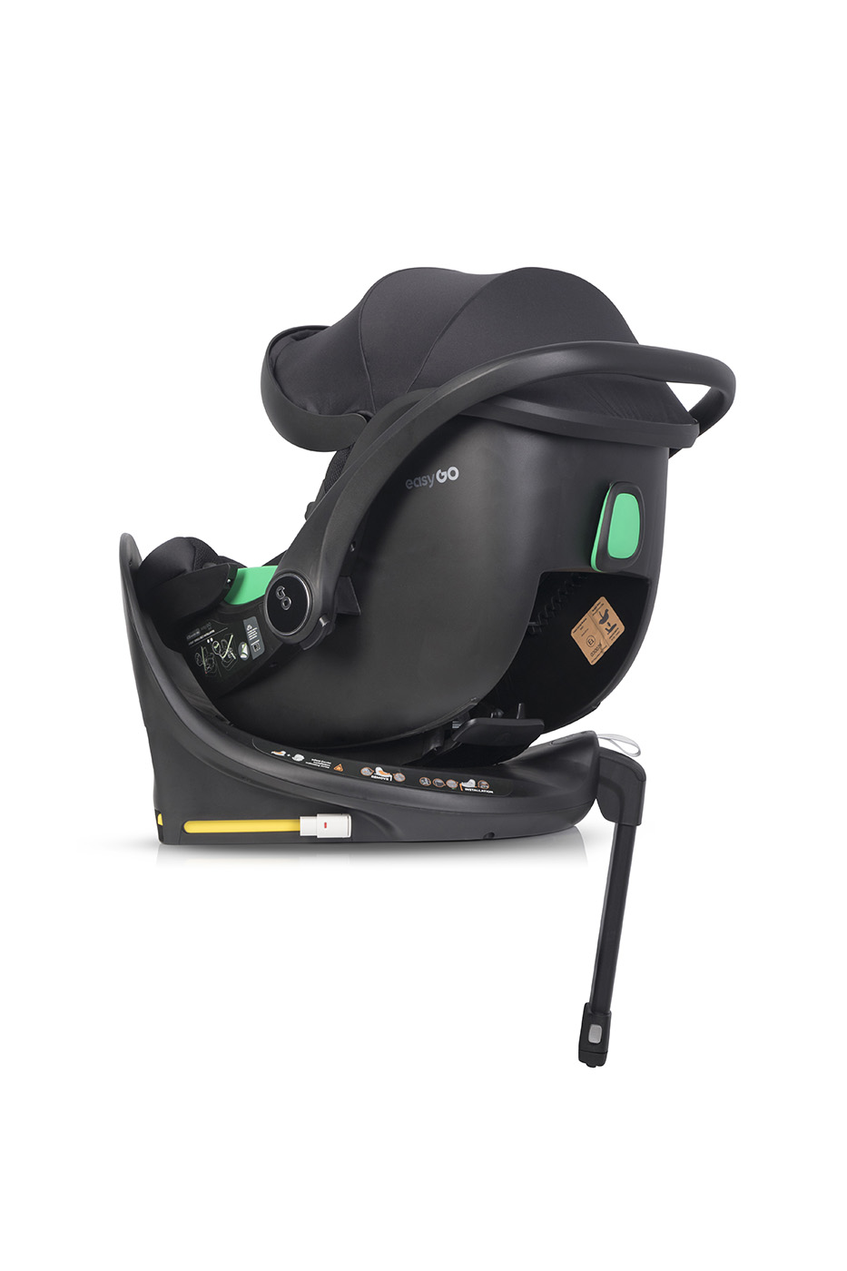 EasyGo Buz PRO 360 Babyskydd inkl. Swivel Isofix bas - 7