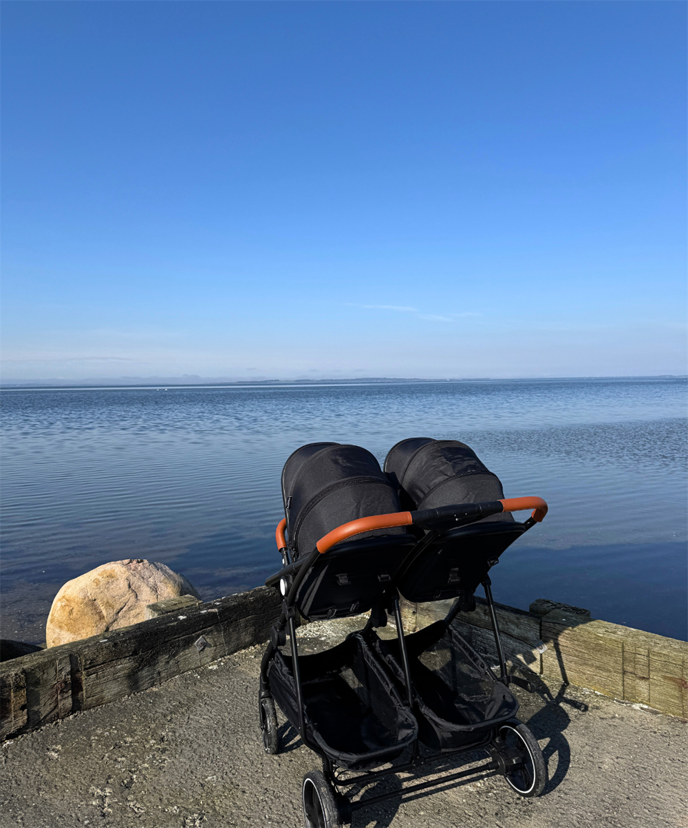 Tvillingvagn BabyTrold Sibbi Duo, 2 liggdel, 2 sittdelar - 5