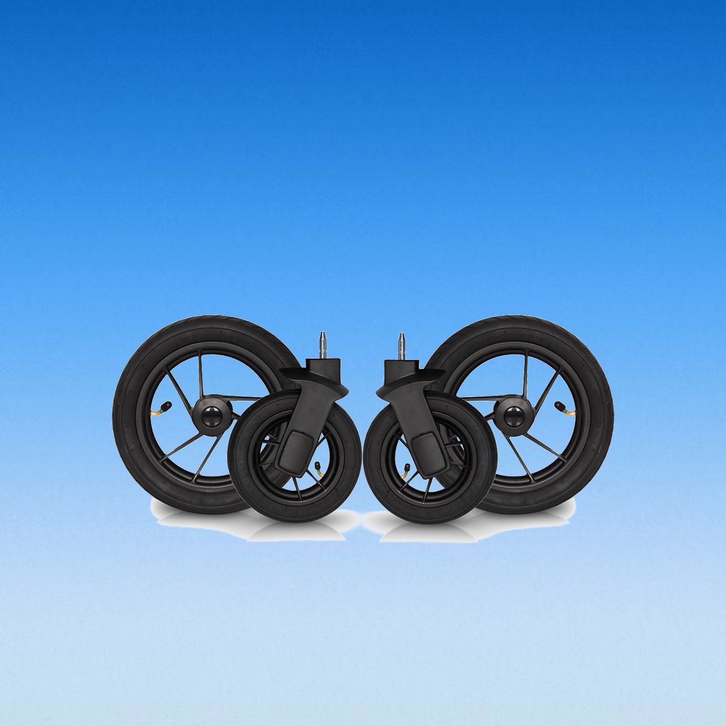 Reservdelar  Slang, däck, kompletta hjul