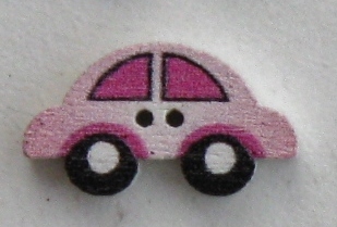 Trä knappar. Bilar - 4