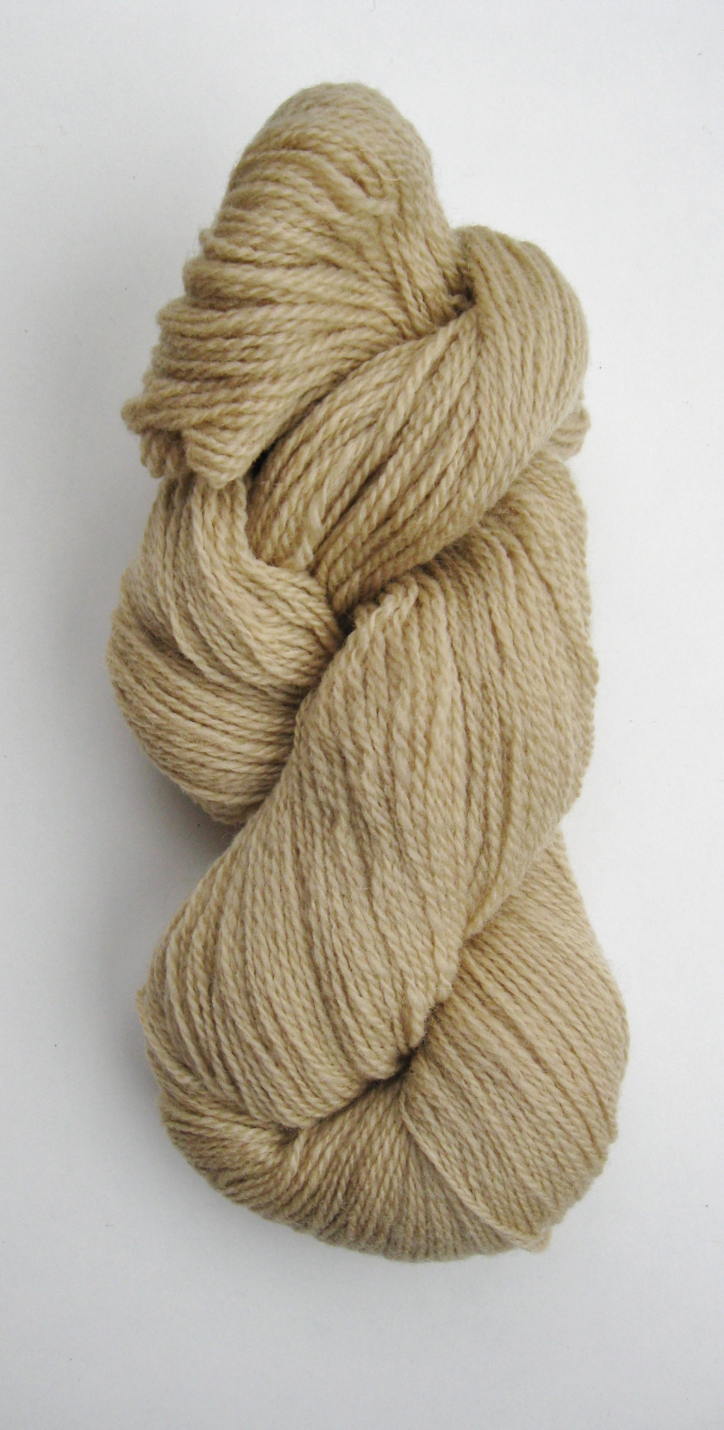 2-trådigt Plädgarn i ull.  Beige (273)