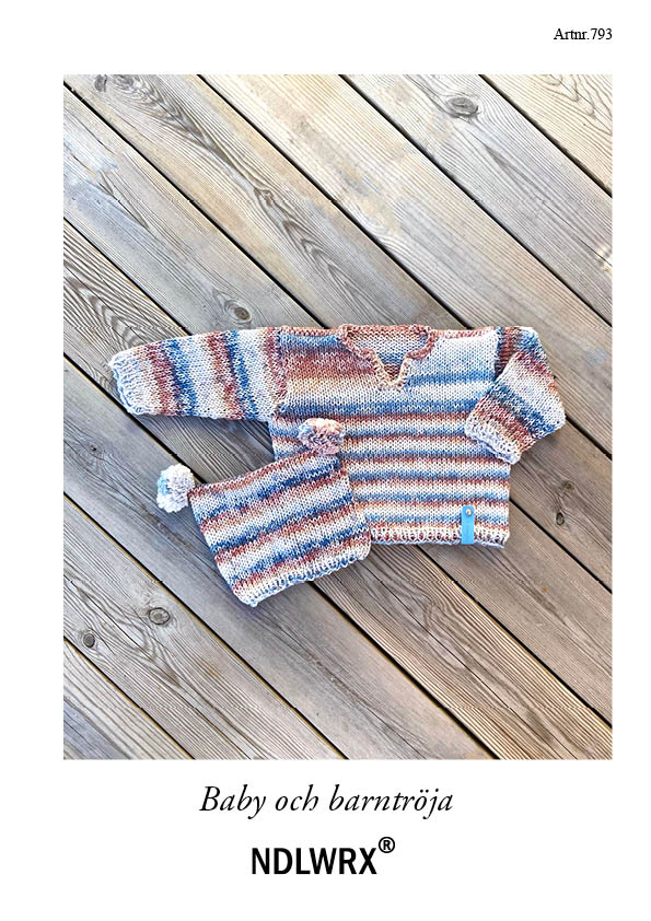 Mönster. Baby och barntröja (793)