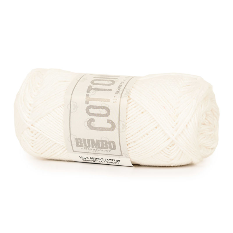 Cotton 8/4.  Råvit 201