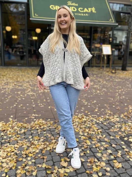 Mönster. Trekantssjal. (23068)