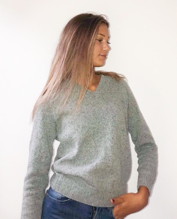 Mönster. Klassisk Pullover. (18004)