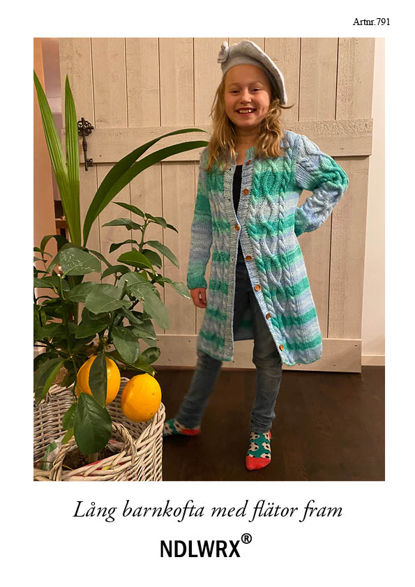Mönster. Lång Barnkofta (791)