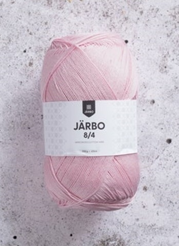 Järbo 8/4 bomull. Ljusrosa