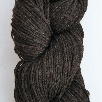 4-trådigt Ullgarn. Natursvart (brun) 4107