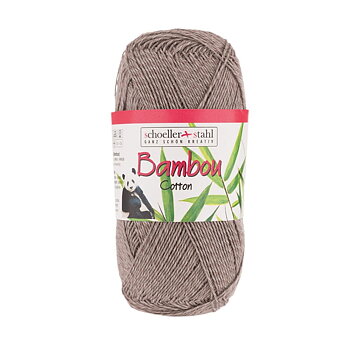 Bambou Cotton. Mellanbrun. (006)