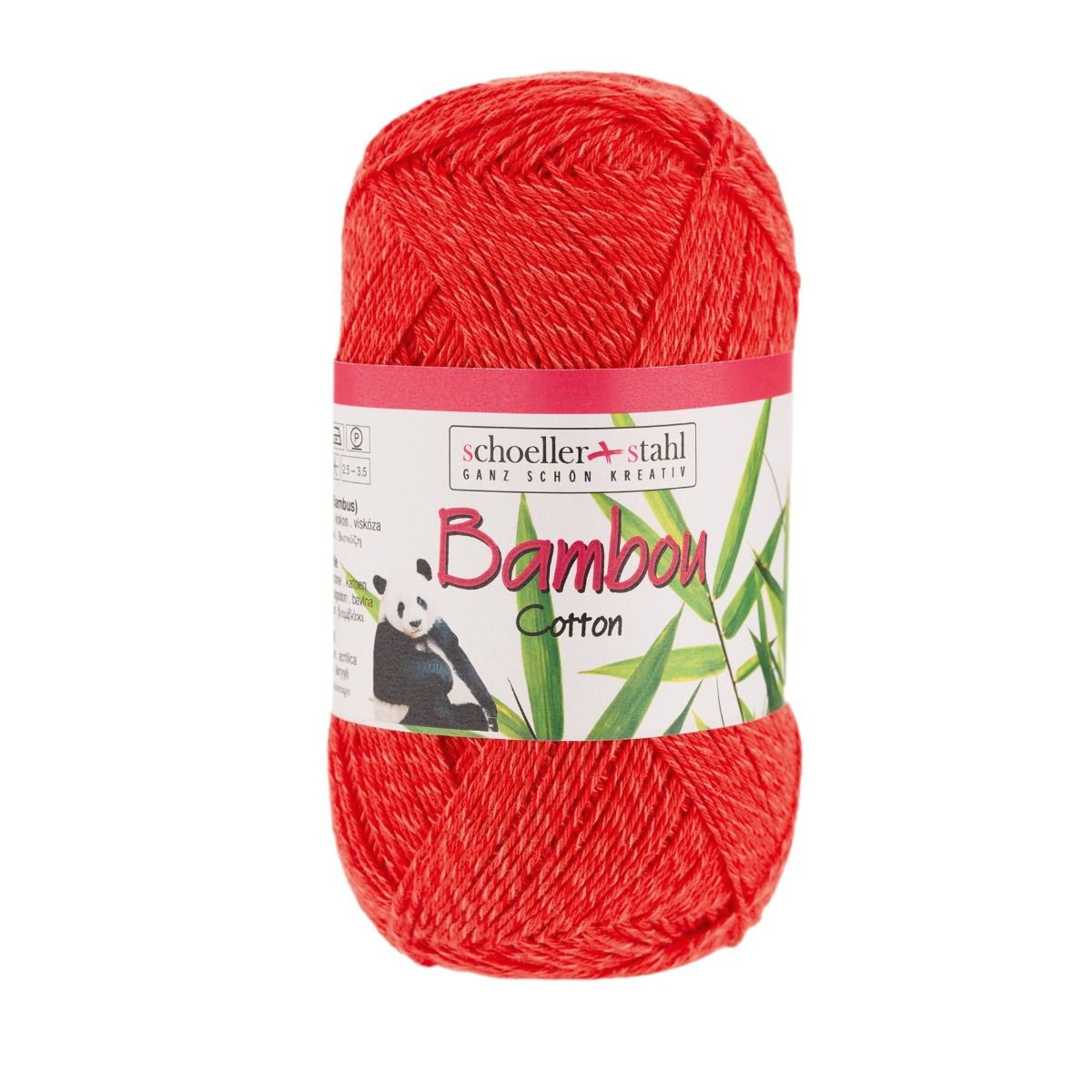 Bambou Cotton. Röd. (008)