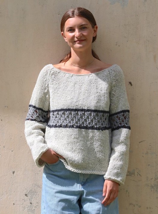 Mönster. Raglantröja. (23055)