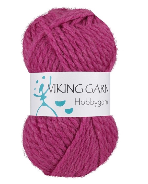 Viking Hobbygarn. Cerise 965