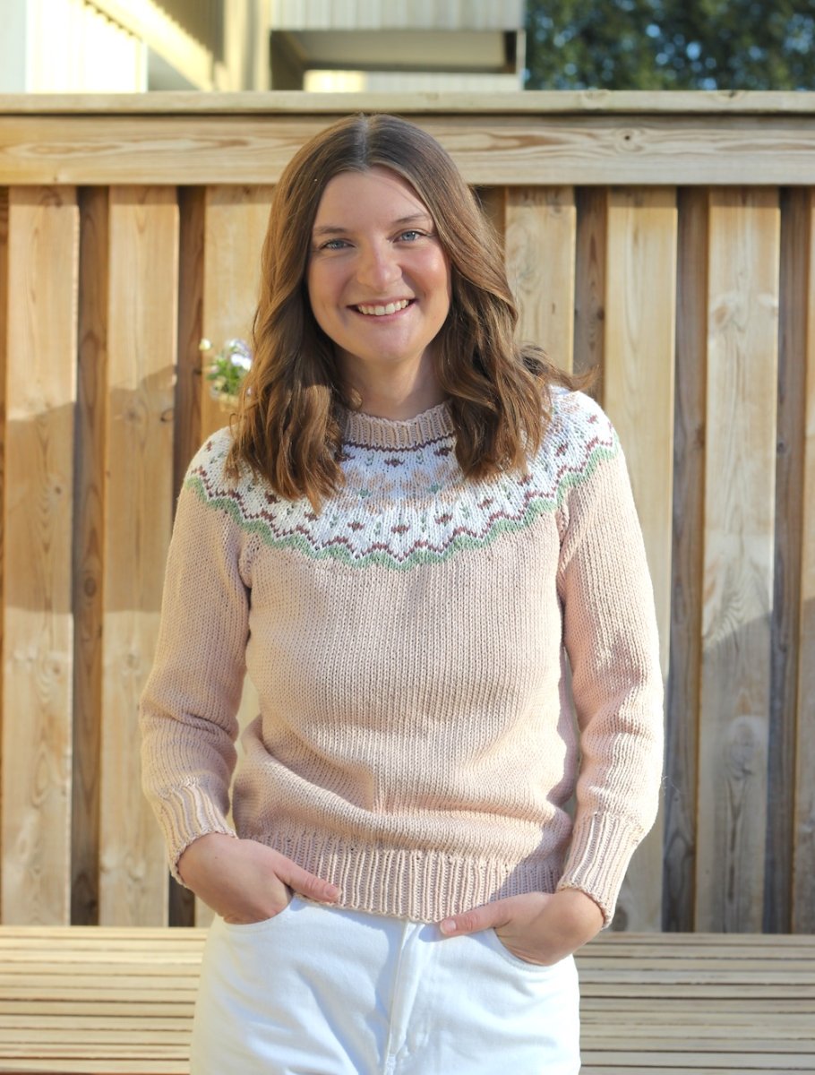 Mönster. Oktröja med blommor (23017)