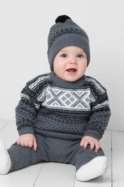 Mönster Viking Babyull - 7
