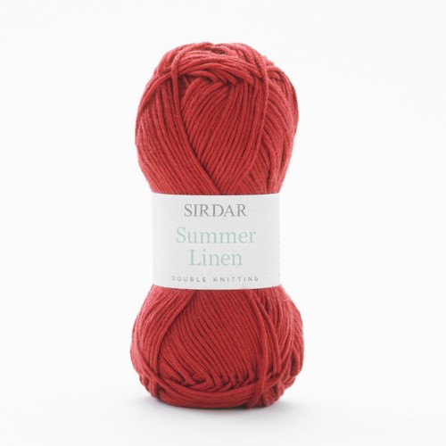 Summer Linen DK. Röd. (207)