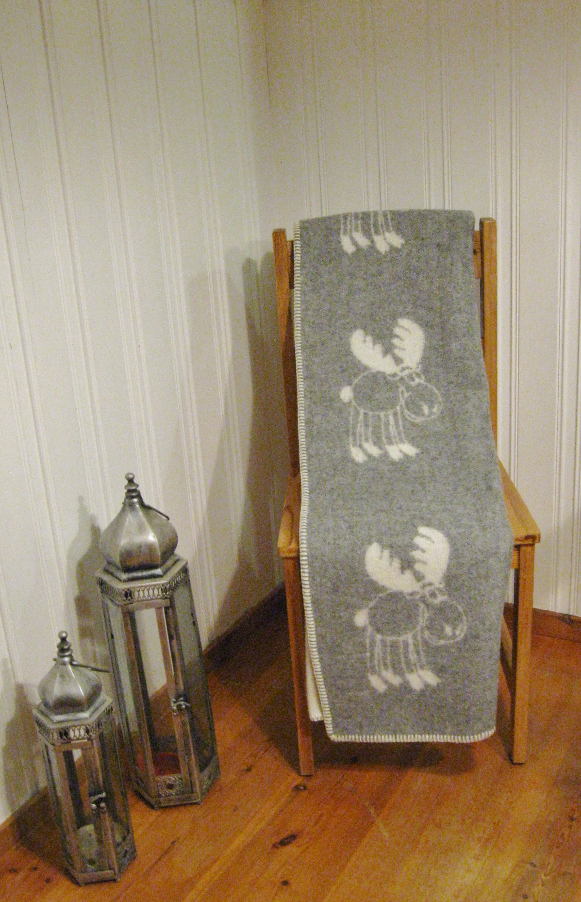 Barnpläd. Älg.