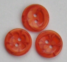 Runda plastknappar 14 mm. - 7