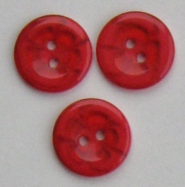 Runda plastknappar 14 mm. - 5