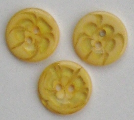 Runda plastknappar 14 mm. - 3