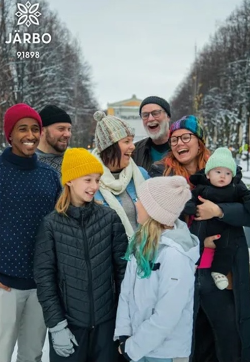 Mönster Raggi. Järbo mössan årets julklapp som alla kan sticka.