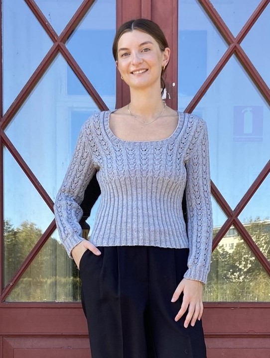 Mönster. Spetsstickad Topp. (23063)