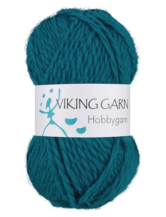 Viking Hobbygarn. Mörk petrolium. 928