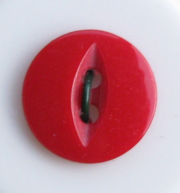 Rund plastknapp 14 mm.