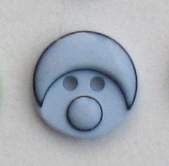 Runda mönstrade plastknappar 15 mm. - 8