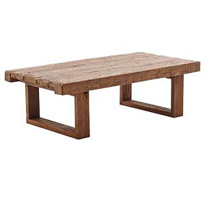 Soffbord  i åtevunnet trä