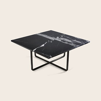Marmor soffbord  80*80 - grå, vit, svart & grön mamor