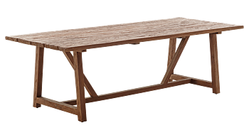 George återvunnet teak  matbord 